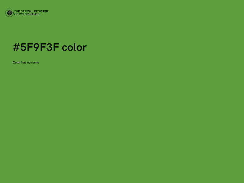 #5F9F3F color image