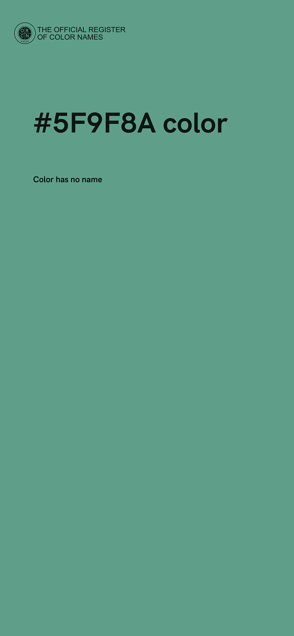 #5F9F8A color image