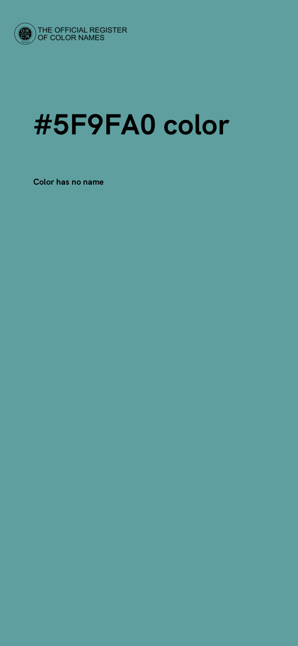 #5F9FA0 color image