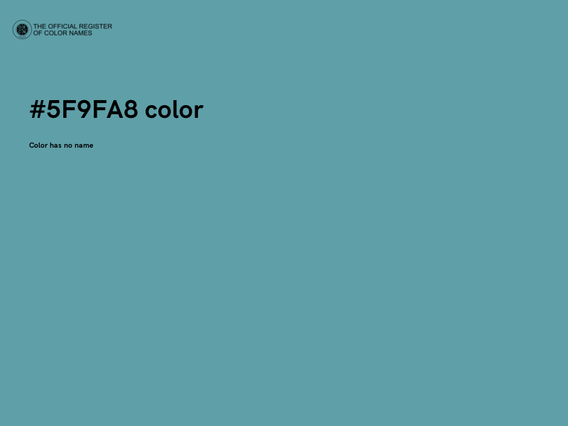 #5F9FA8 color image