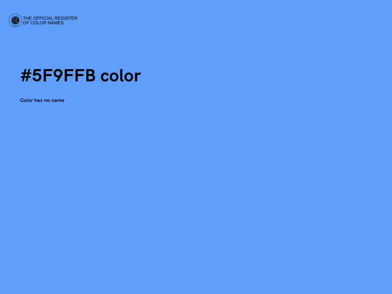 #5F9FFB color image