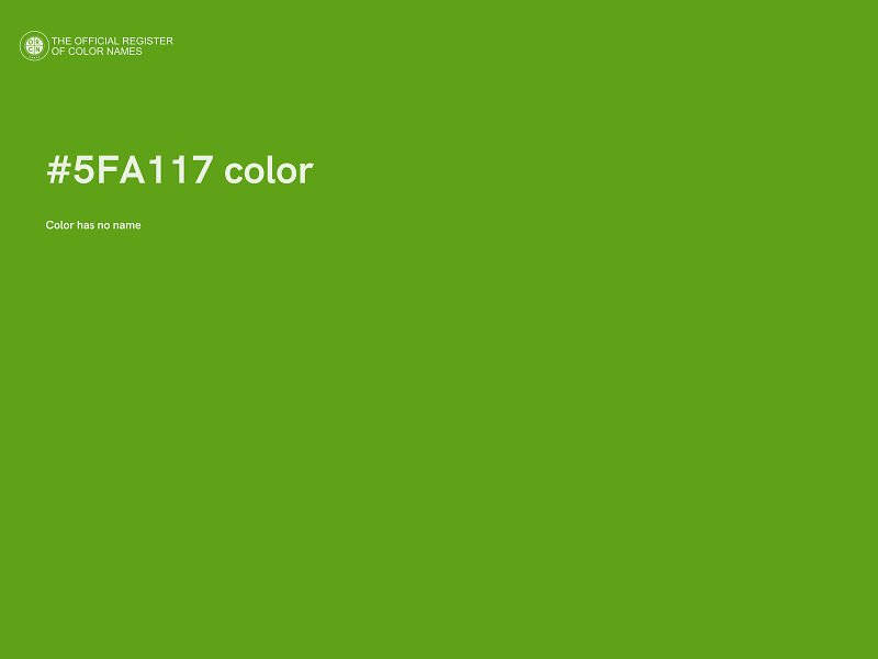 #5FA117 color image