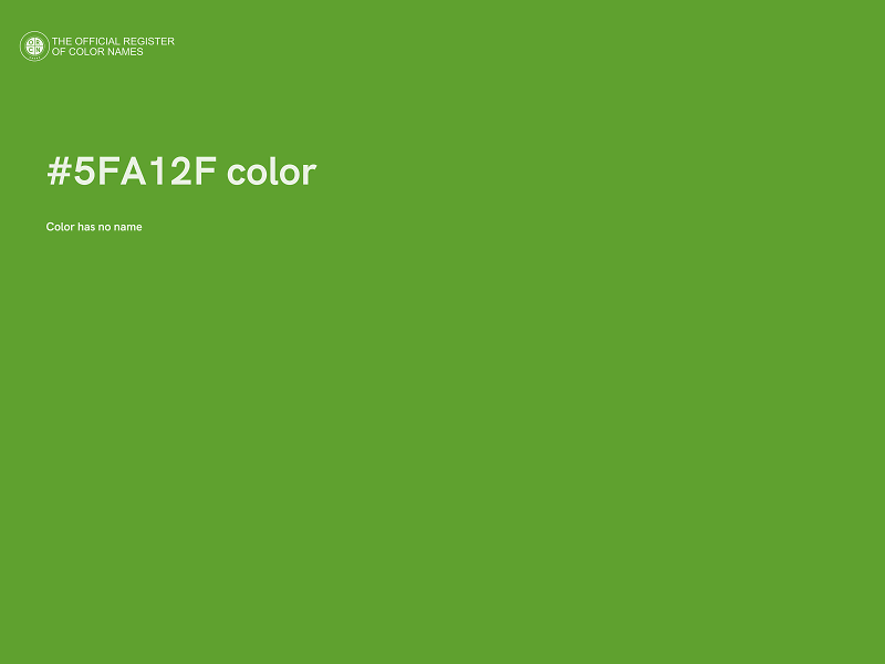 #5FA12F color image