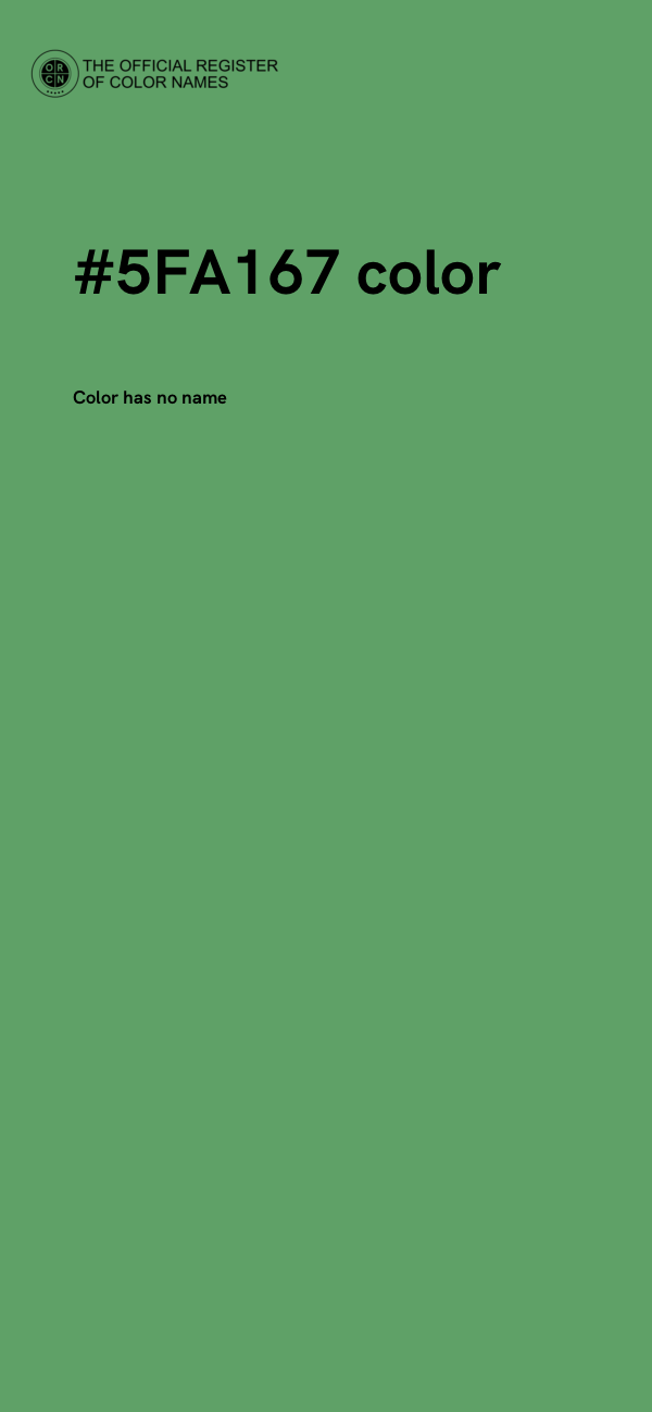#5FA167 color image
