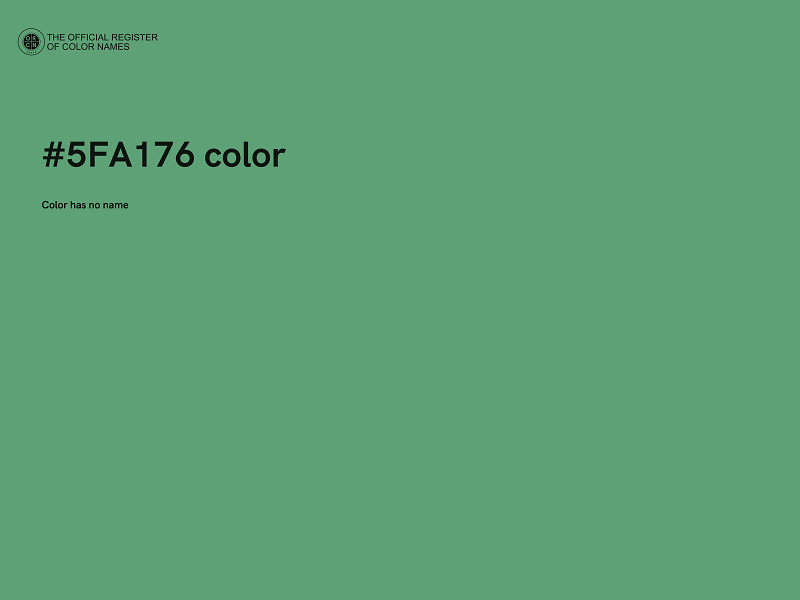 #5FA176 color image