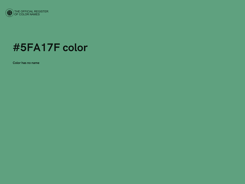 #5FA17F color image