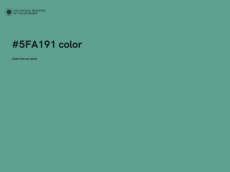 #5FA191 color image