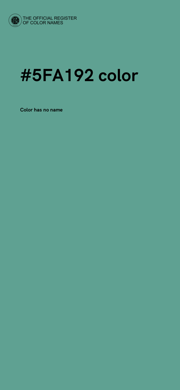 #5FA192 color image