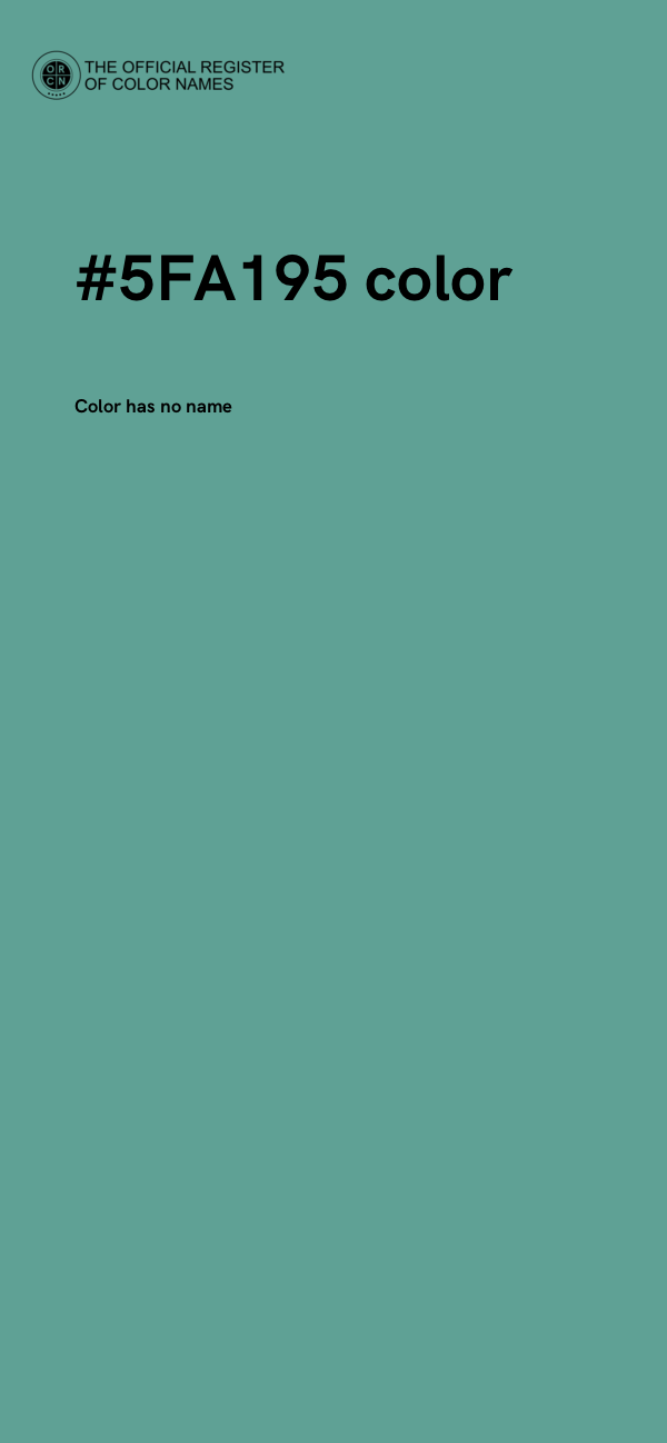 #5FA195 color image
