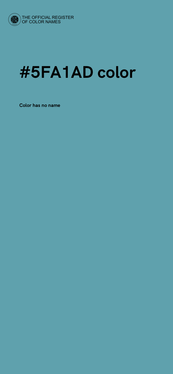 #5FA1AD color image