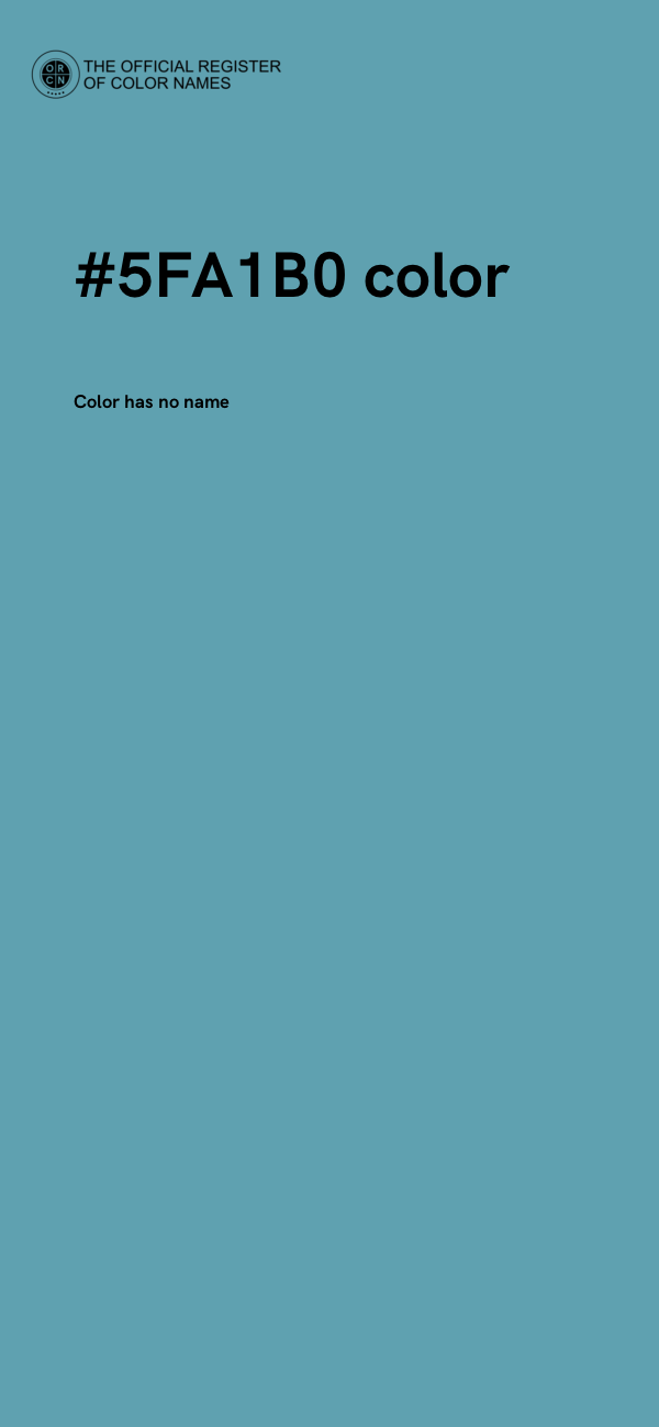#5FA1B0 color image