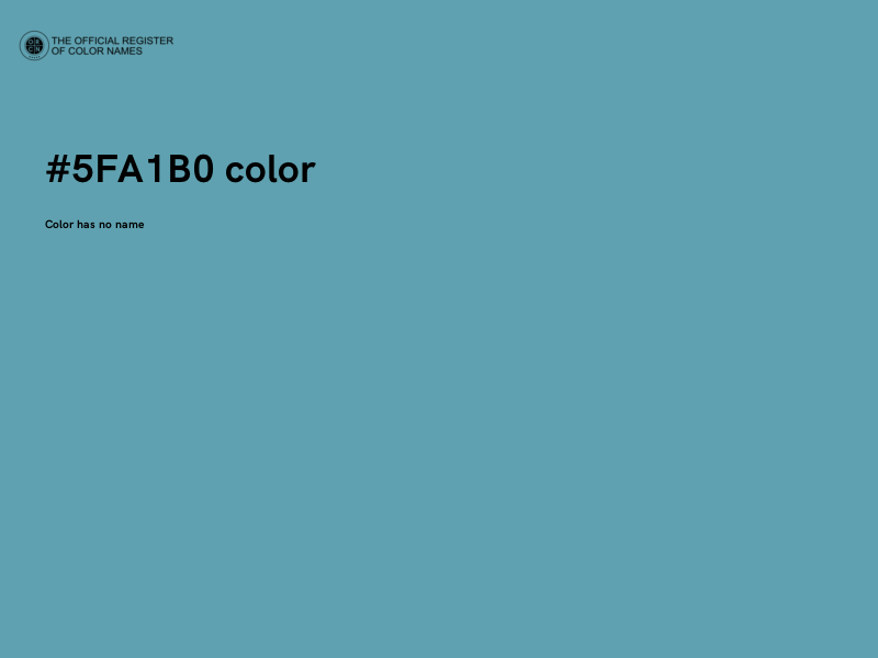 #5FA1B0 color image