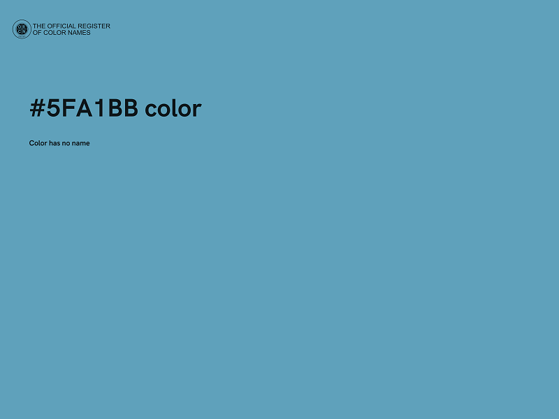 #5FA1BB color image