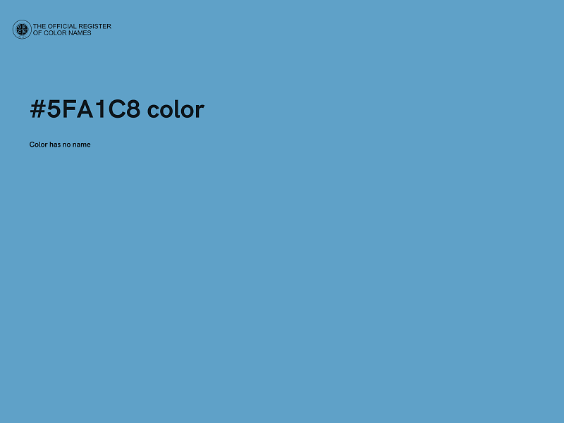 #5FA1C8 color image