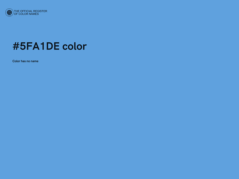 #5FA1DE color image