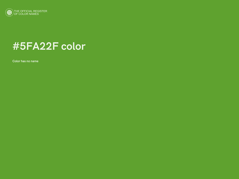 #5FA22F color image