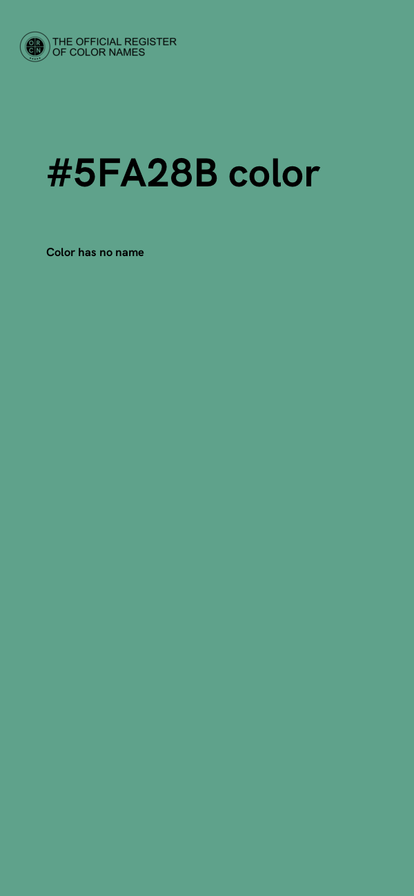#5FA28B color image