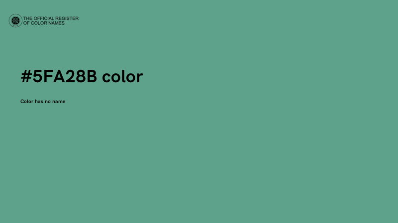 #5FA28B color image