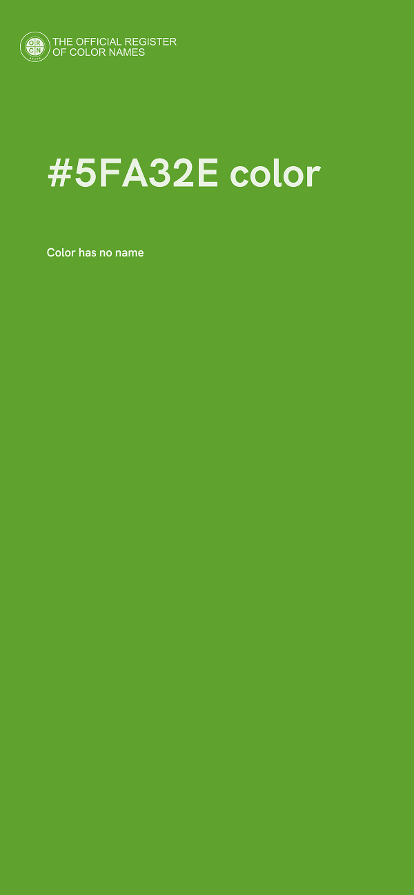#5FA32E color image