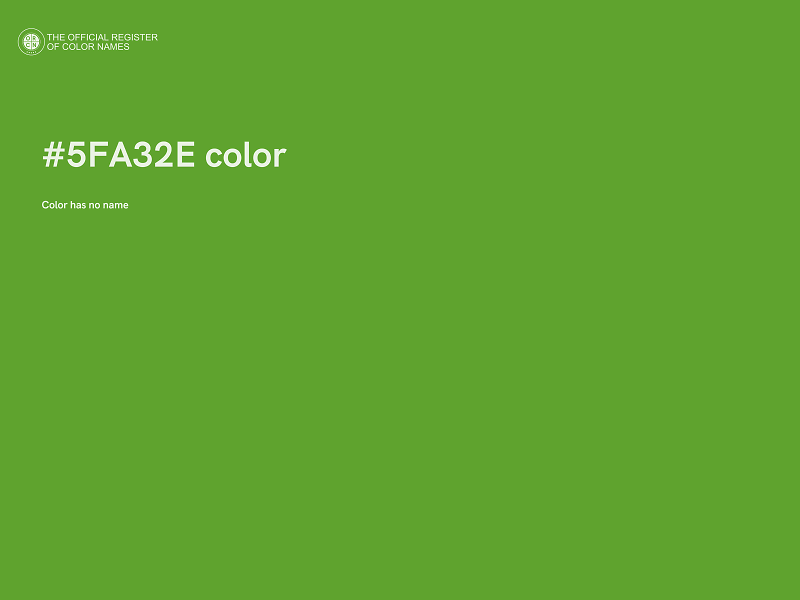 #5FA32E color image