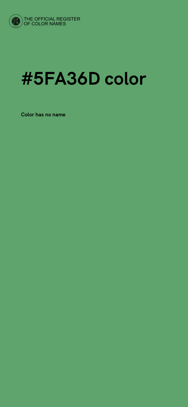 #5FA36D color image