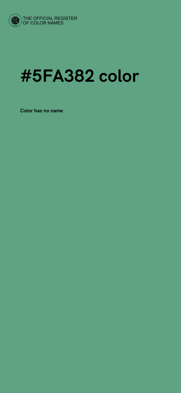 #5FA382 color image