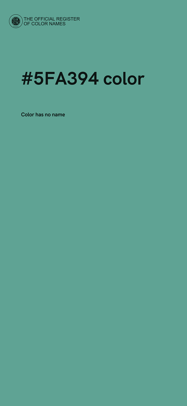 #5FA394 color image