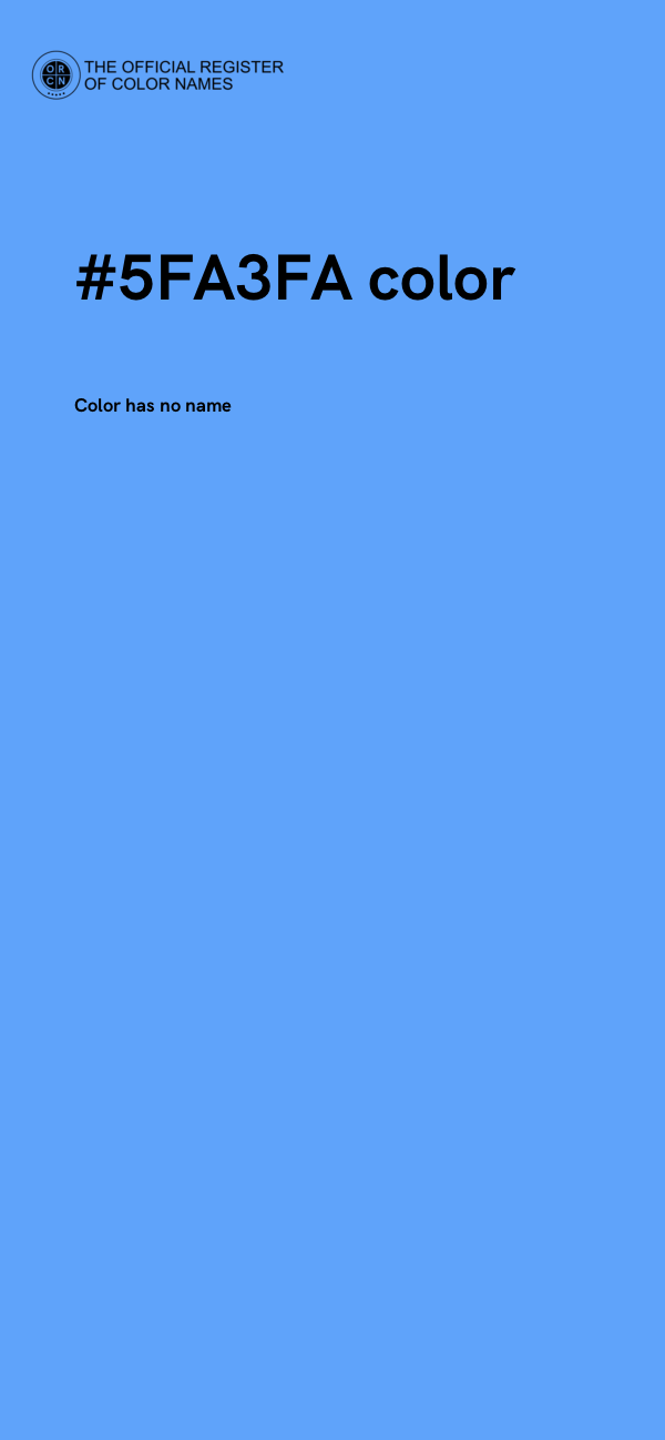 #5FA3FA color image