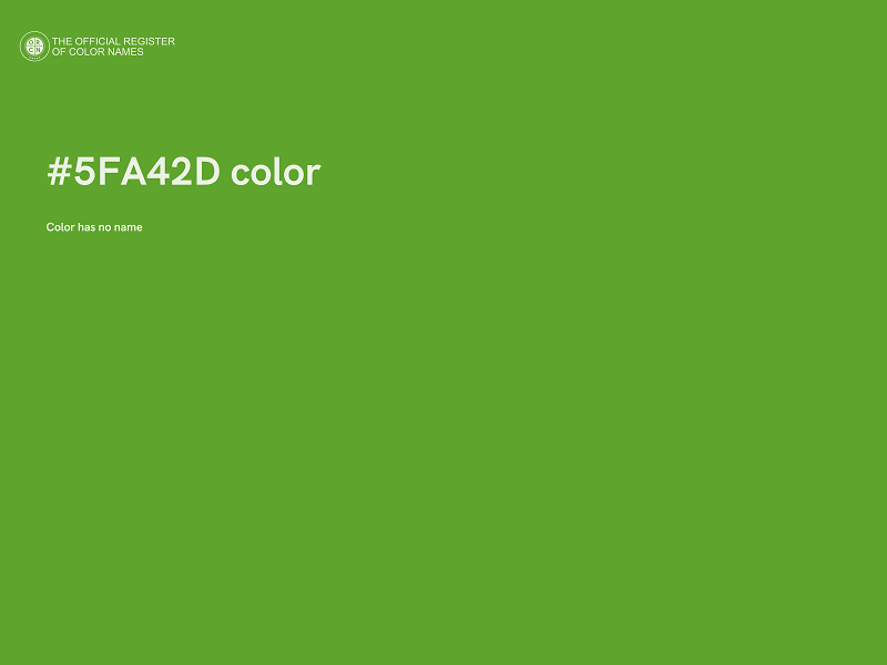 #5FA42D color image