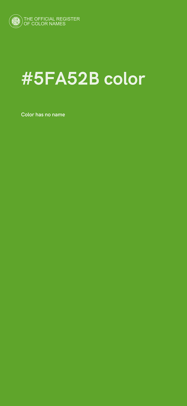 #5FA52B color image