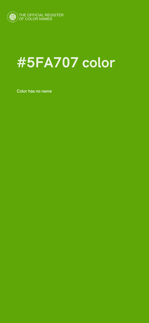 #5FA707 color image