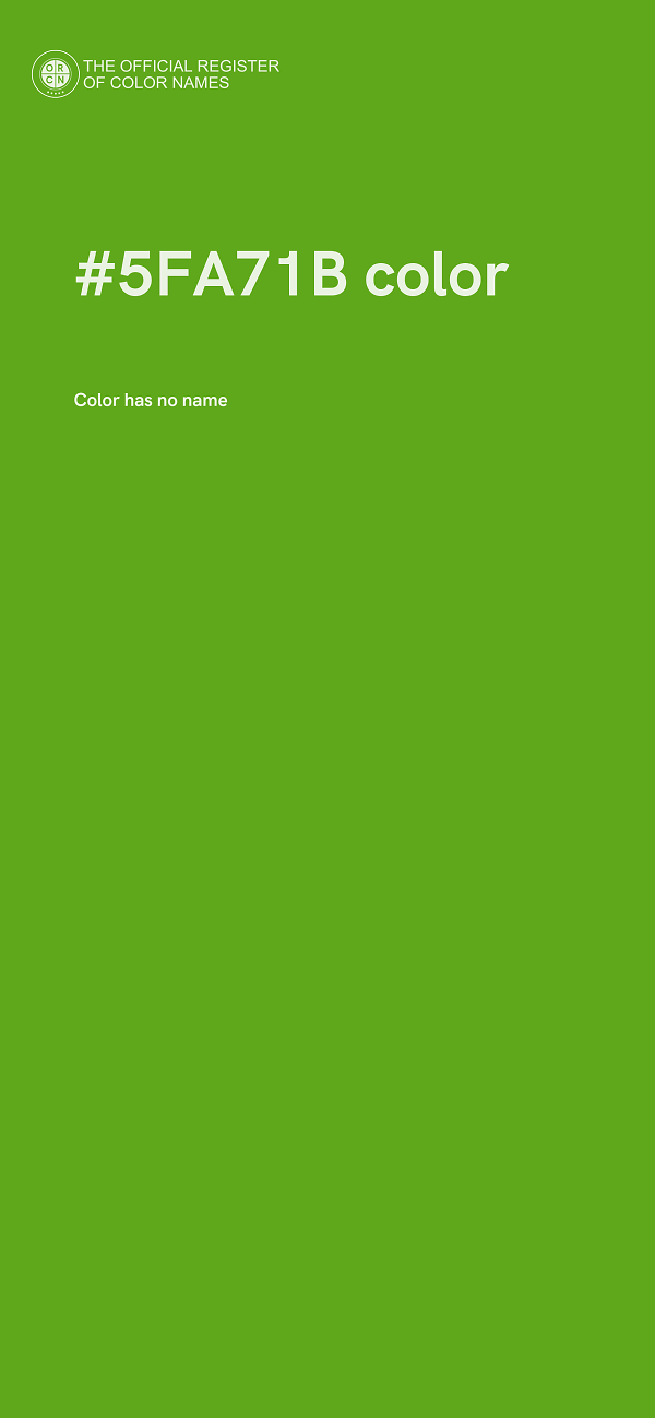 #5FA71B color image