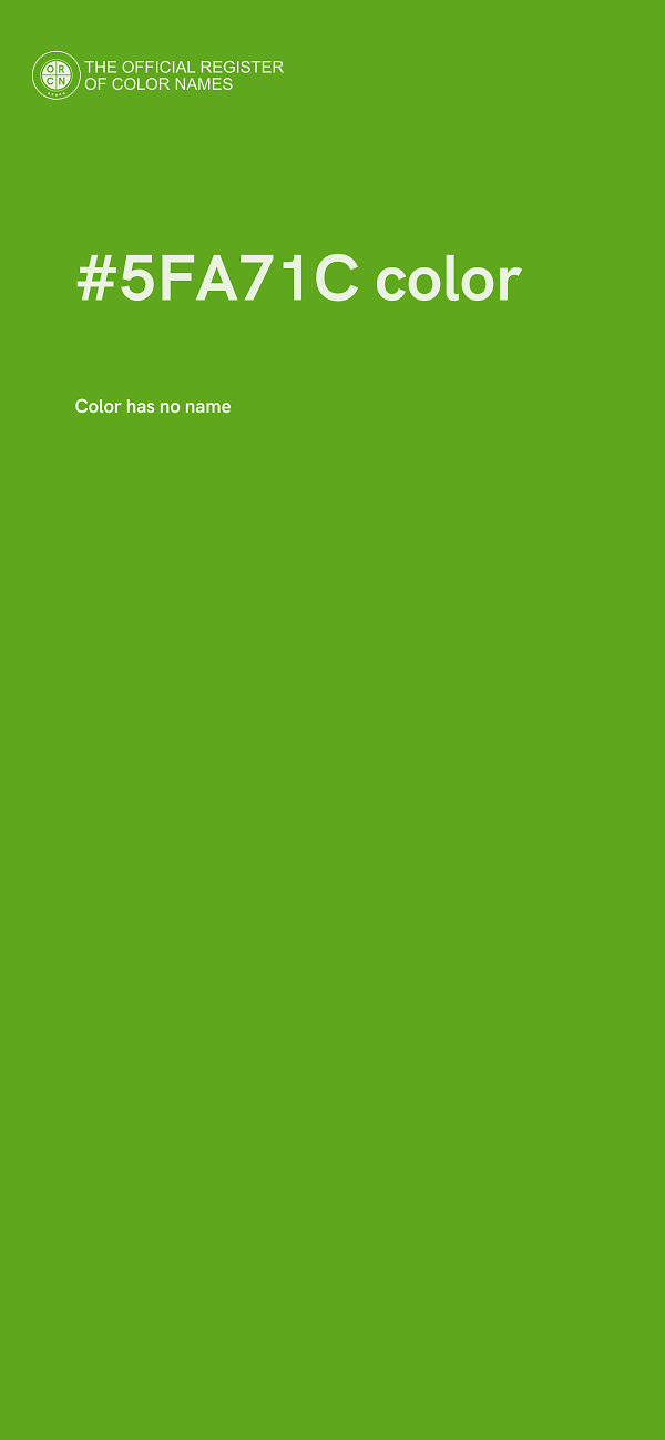 #5FA71C color image