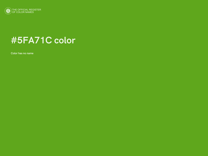 #5FA71C color image