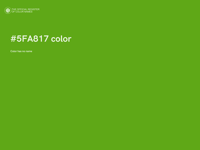 #5FA817 color image