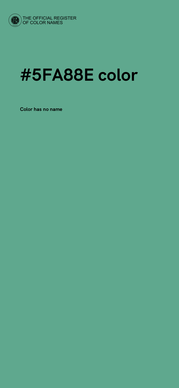 #5FA88E color image