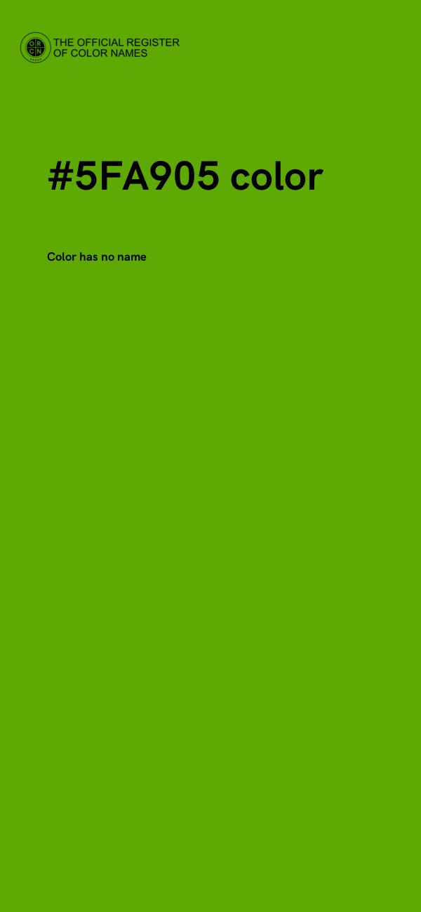 #5FA905 color image