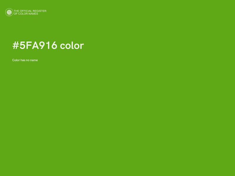 #5FA916 color image