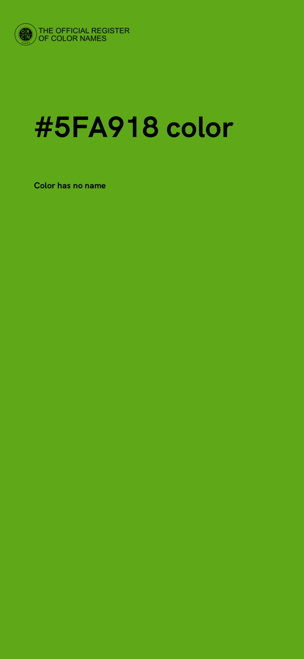 #5FA918 color image