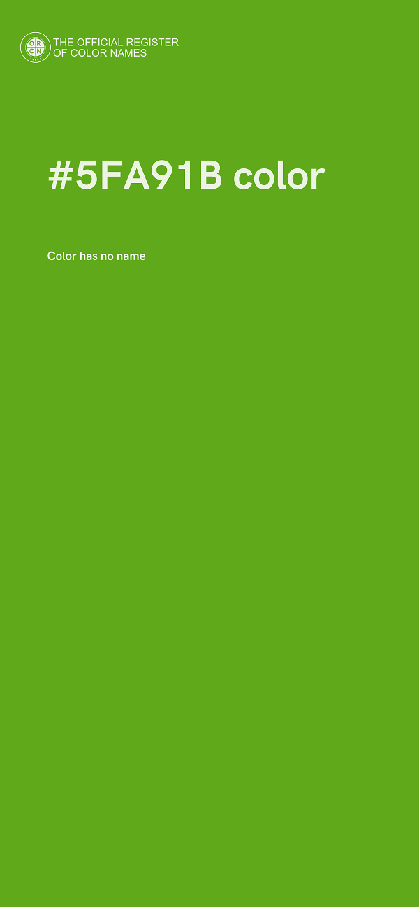 #5FA91B color image