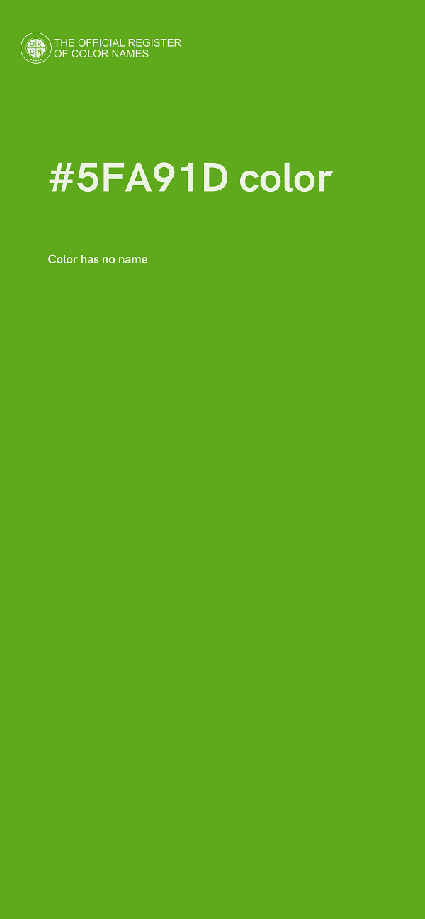 #5FA91D color image