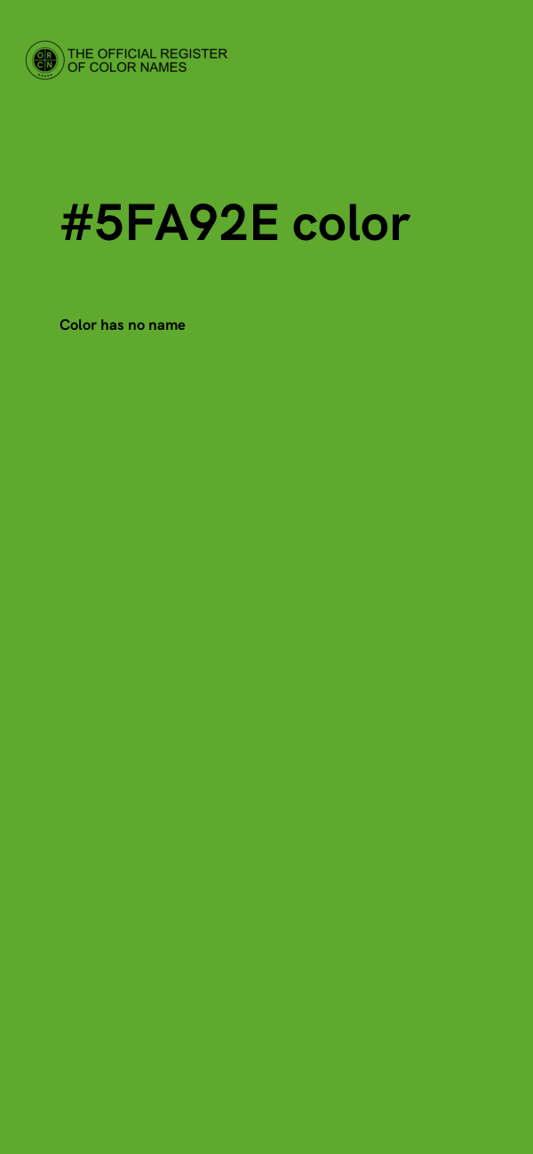 #5FA92E color image