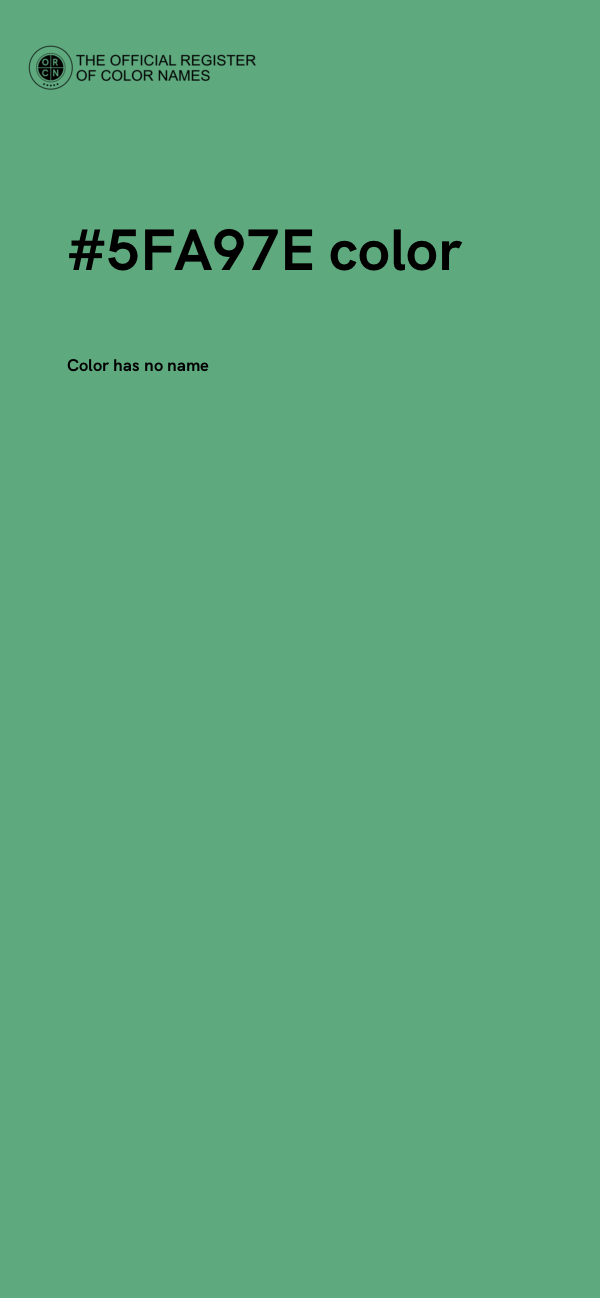 #5FA97E color image