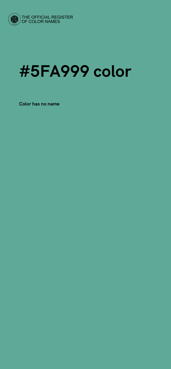#5FA999 color image