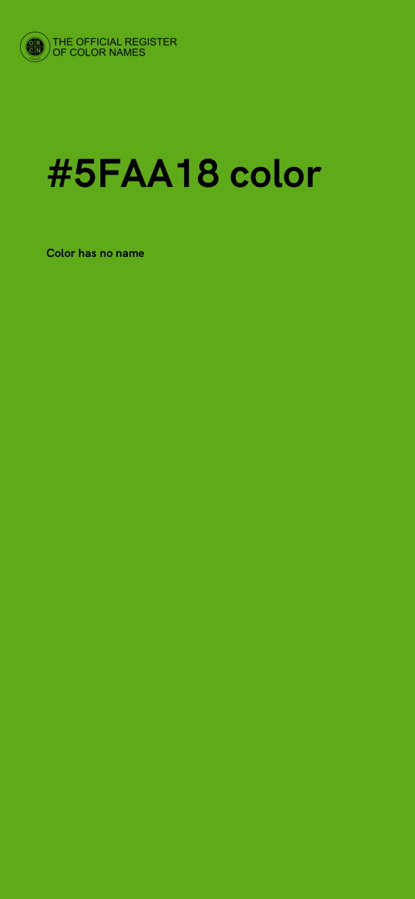 #5FAA18 color image