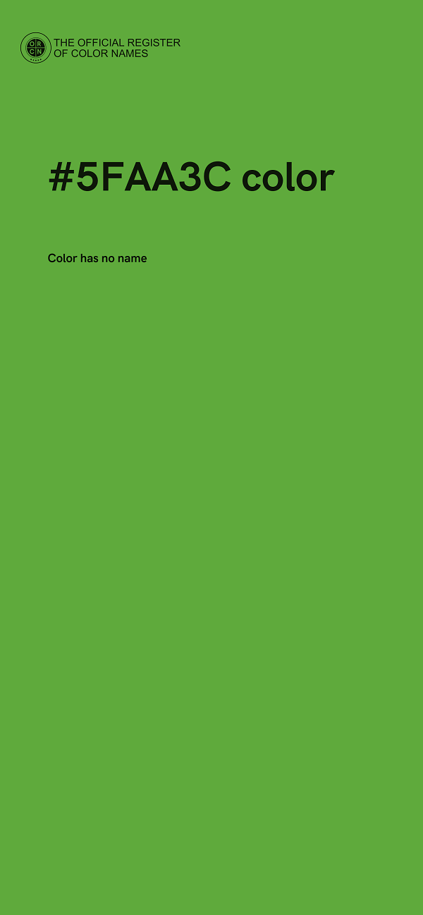 #5FAA3C color image