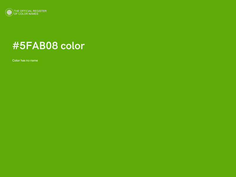 #5FAB08 color image