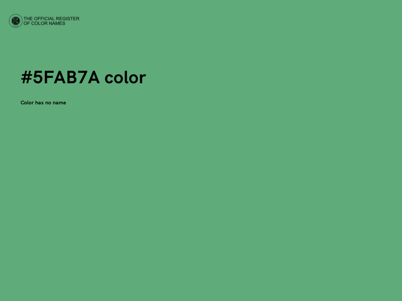 #5FAB7A color image