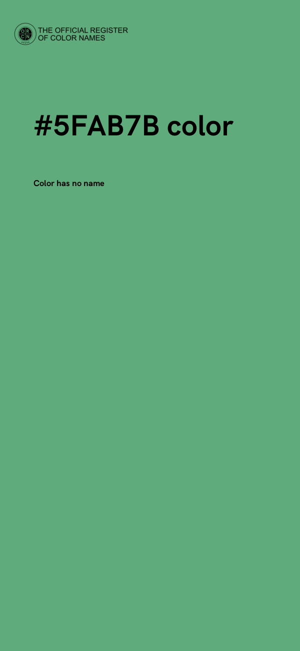 #5FAB7B color image