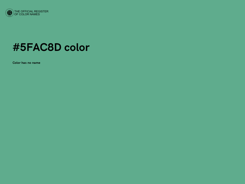 #5FAC8D color image